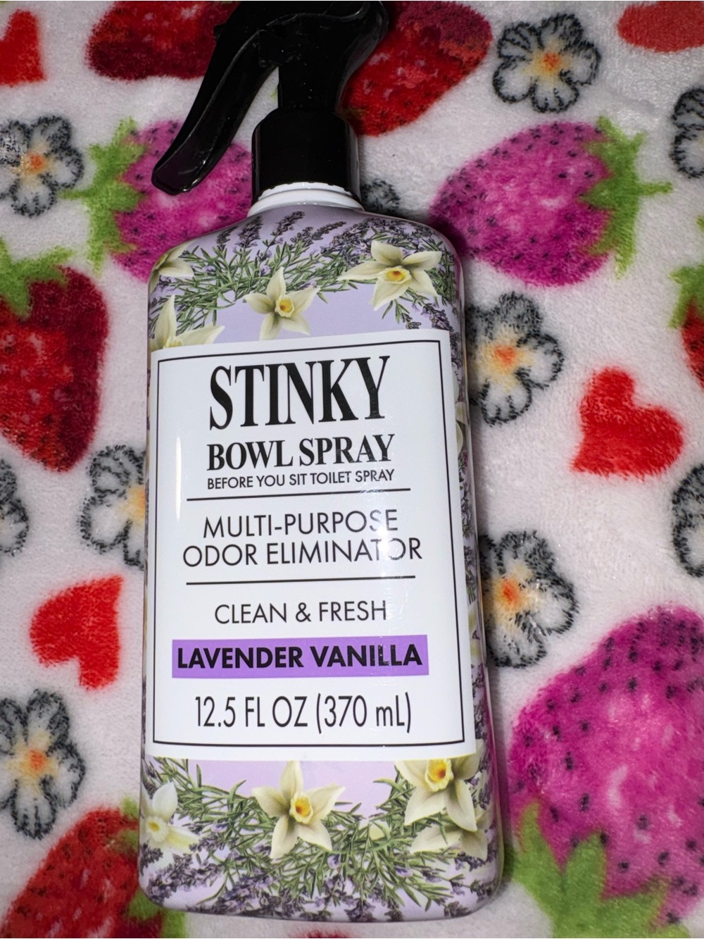 Lavender Vanilla Bowl & Multi-Purpose Odor Eliminator - Lavender/White